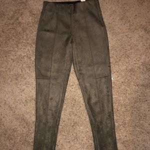 suede leggings